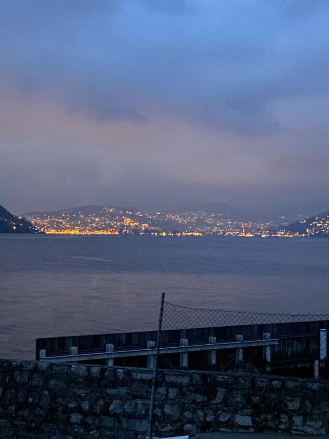Holiday On The Lake Lugano Bissone Esterno foto