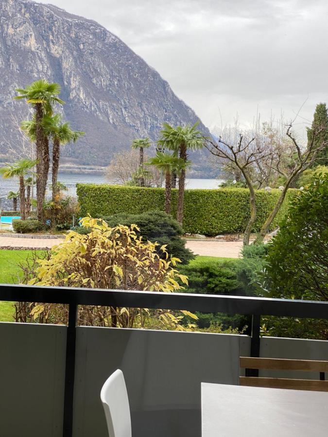 Holiday On The Lake Lugano Bissone Esterno foto