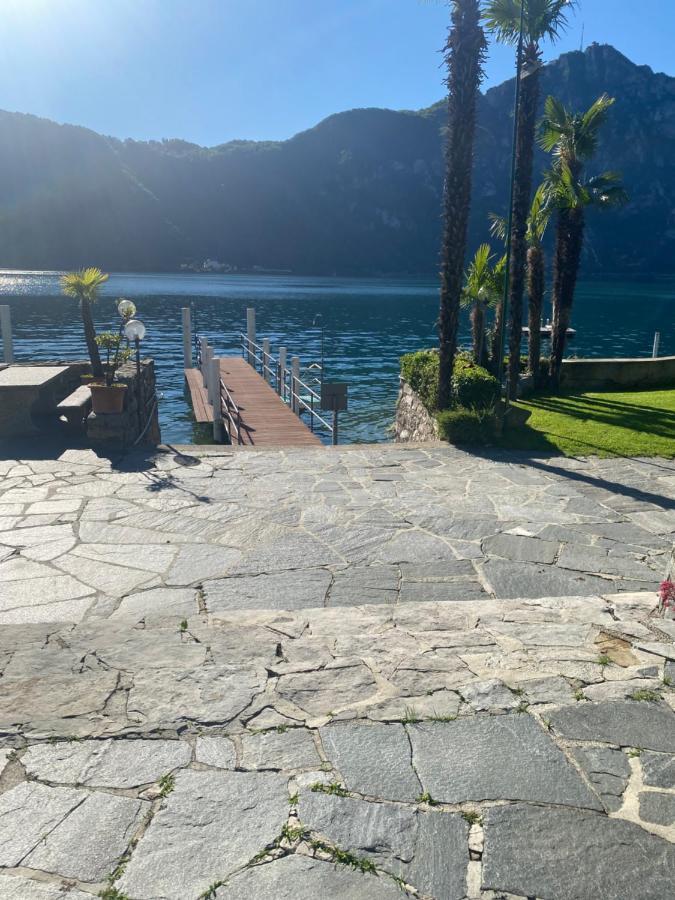 Holiday On The Lake Lugano Bissone Esterno foto