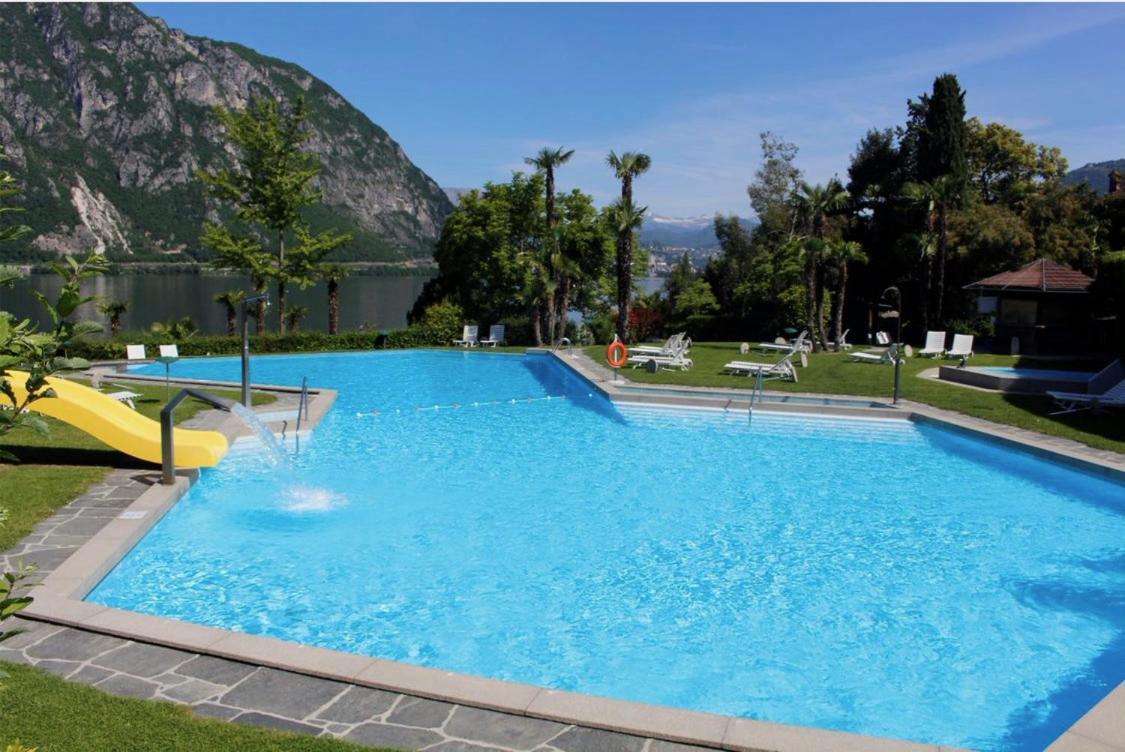 Holiday On The Lake Lugano Bissone Esterno foto