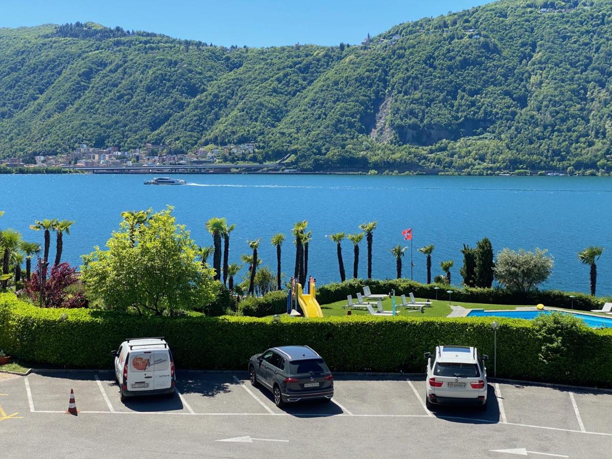 Holiday On The Lake Lugano Bissone Esterno foto